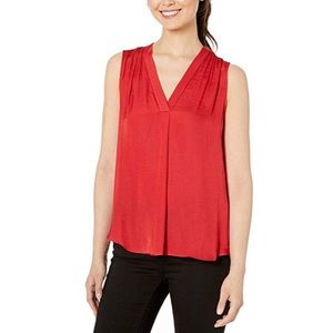 Coral Vince Camuto v neck blouse